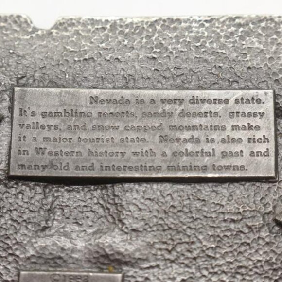 Siskiyou Las Vegas Nevada H-20 Cast Iron Belt Buckle - Picture 5 of 13